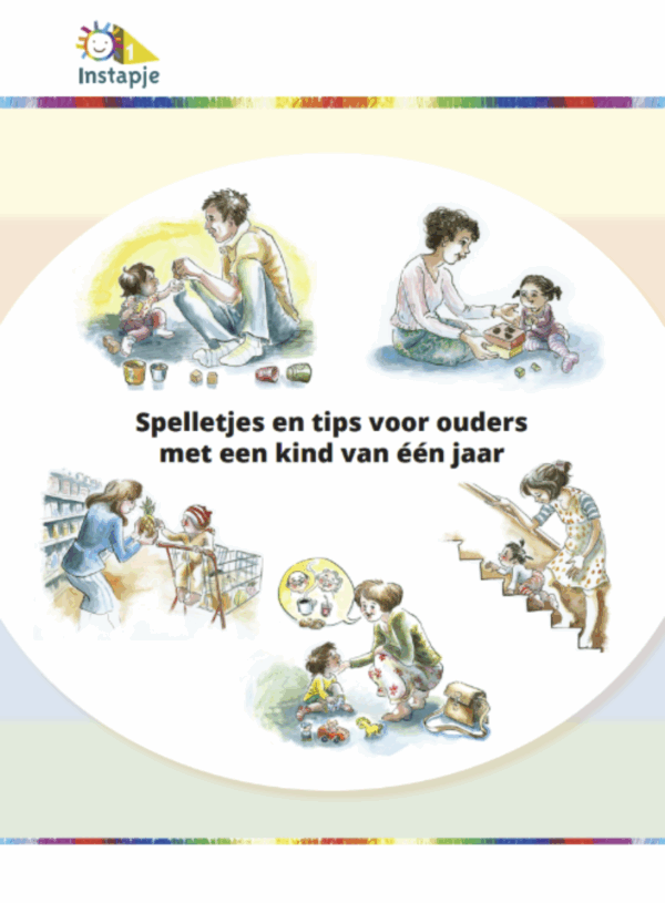 Instapje 1 - Deel 1: Map met werkbladen voor ouders met kind van 1 jaar