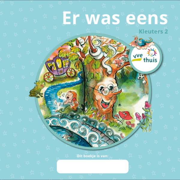 Nieuw! VVE Thuis Kleuters 2 themaboekje Er was eens...