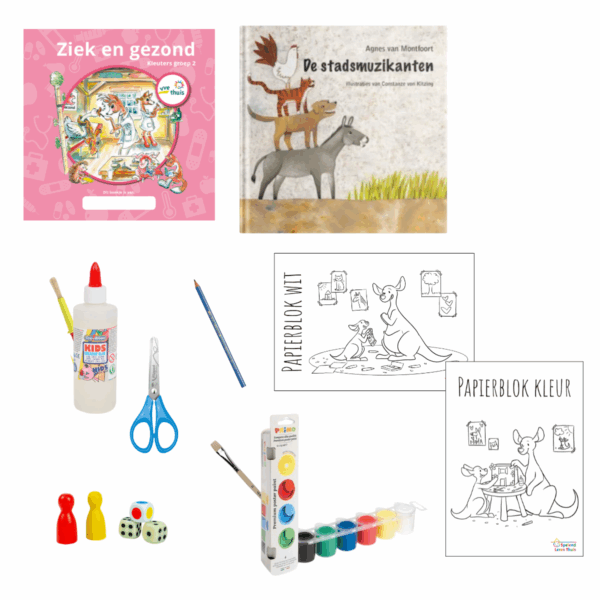 Nieuw! VVE Thuis Kleuters 2 themapakket Ziek en gezond