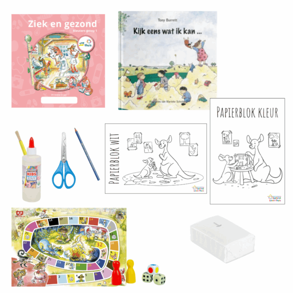 Nieuw! VVE Thuis Kleuters 1 themapakket Ziek en gezond